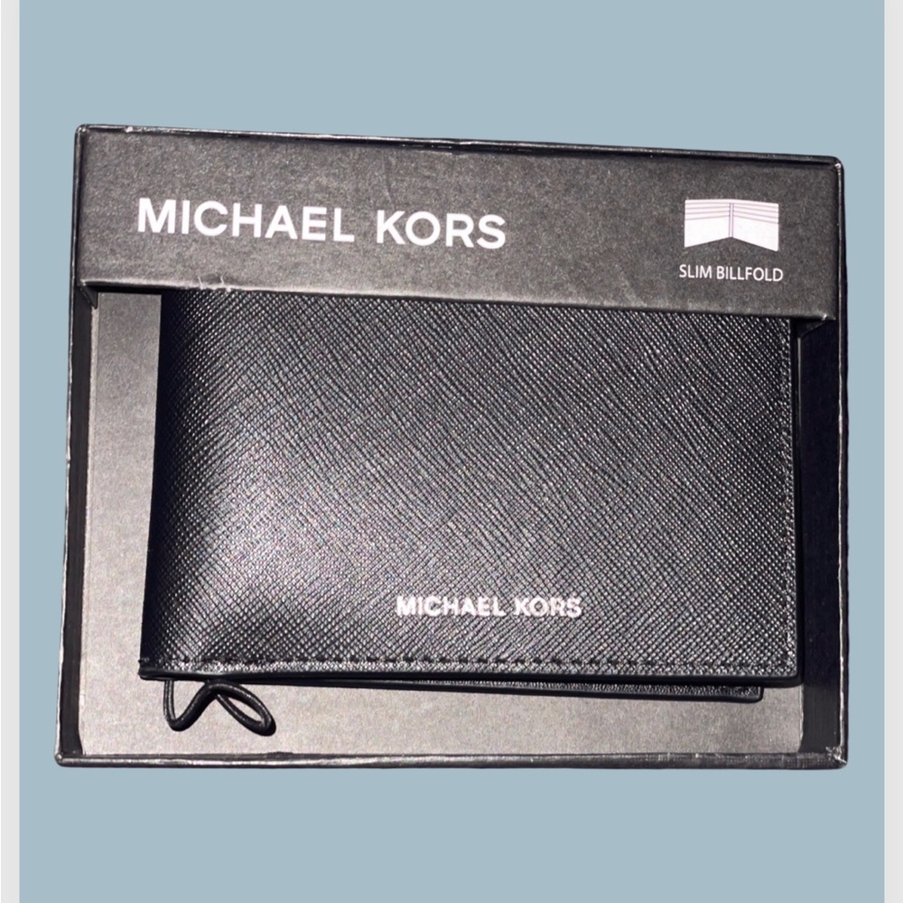 Michael Kors slim billfold wallet.